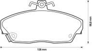 Комплект тормозных колодок BENDIX 571438B
