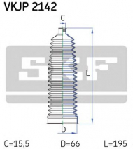 Комплект пыльника SKF VKJP 2142