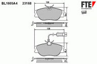 Комплект тормозных колодок FTE BL1605A4