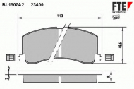 Комплект тормозных колодок FTE BL1507A2