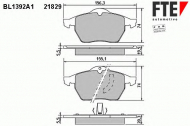 Комплект тормозных колодок FTE BL1392A1