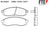 Комплект тормозных колодок FTE BL1645A2