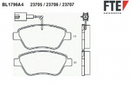 Комплект тормозных колодок FTE BL1796A4