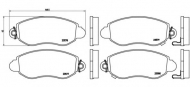 Комплект тормозных колодок BREMBO P 24 052