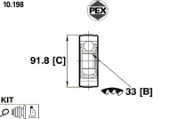 Шарнир PEX 10.198