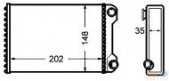 Теплообменник HELLA 8FH 351 308-241