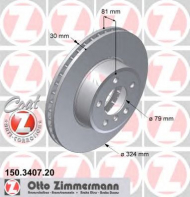 Тормозной диск ZIMMERMANN 150.3407.20