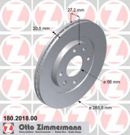Тормозной диск ZIMMERMANN 180.2018.00