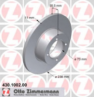 Тормозной диск ZIMMERMANN 430.1002.00