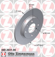 Тормозной диск ZIMMERMANN 440.2031.00