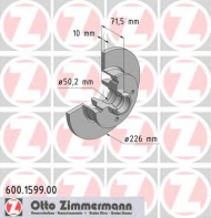 Тормозной диск ZIMMERMANN 600.1599.00