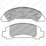 Комплект тормозных колодок DELPHI LP1266