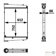 Теплообменник HELLA 8ML 376 724-351