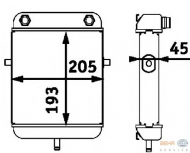 Теплообменник HELLA 8MO 376 726-001