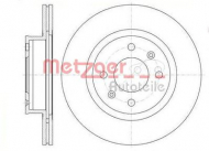 Тормозной диск METZGER 61365.10
