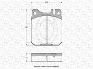 Комплект тормозных колодок MAGNETI MARELLI 363702160160