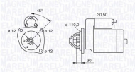 Стартер MAGNETI MARELLI 063522310110