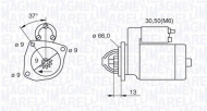 Стартер MAGNETI MARELLI 063521070660