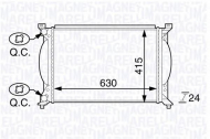 Теплообменник MAGNETI MARELLI 350213143800