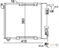 Конденсатор BEHR HELLA SERVICE 8FC 351 301-374