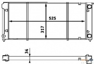 Теплообменник BEHR HELLA SERVICE 8MK 376 714-791