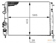 Теплообменник BEHR HELLA SERVICE 8MK 376 717-441