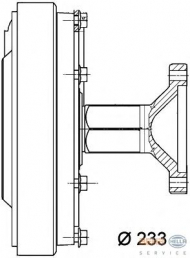 Сцепление BEHR HELLA SERVICE 8MV 376 728-761