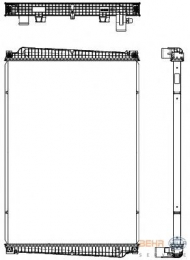 Теплообменник BEHR HELLA SERVICE 8MK 376 755-401
