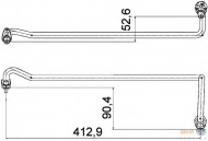 Трубопровод BEHR HELLA SERVICE 8MY 376 755-561