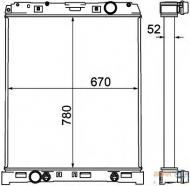 Теплообменник BEHR HELLA SERVICE 8MK 376 758-051