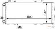 Теплообменник BEHR HELLA SERVICE 8MK 376 764-081