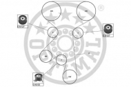 Ременный комплект OPTIMAL SK-1478