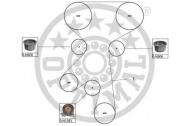 Ременный комплект OPTIMAL SK-1644