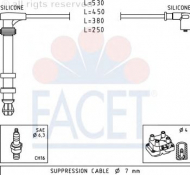 Комплект электропроводки FACET 4.9503