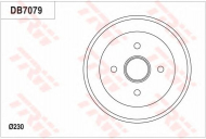 Тормозный барабан TRW DB7079