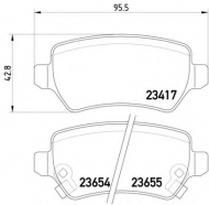 Комплект тормозных колодок PAGID T5158