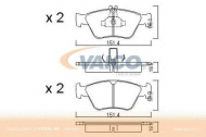 Комплект тормозных колодок VAICO V30-8121-1