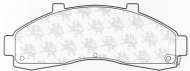 Комплект тормозных колодок QH Benelux BP1043