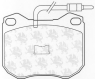Комплект тормозных колодок QH Benelux BP251