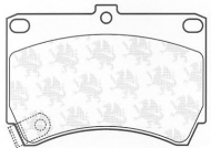 Комплект тормозных колодок QH Benelux BP567