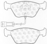 Комплект тормозных колодок QH Benelux BP835