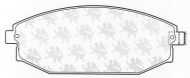 Комплект тормозных колодок QH Benelux BP1242