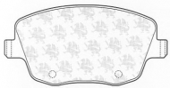 Комплект тормозных колодок QH Benelux BP1336