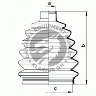 Комплект пыльника QH Benelux QJB2715