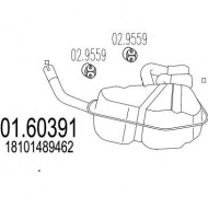 Амортизатор MTS 01.60391