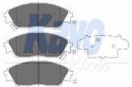 Комплект тормозных колодок KAVO PARTS KBP-2022