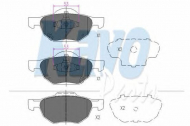 Комплект тормозных колодок KAVO PARTS KBP-2036