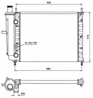 Теплообменник NRF 58016