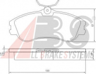 Комплект тормозных колодок A.B.S. 37152