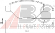 Комплект тормозных колодок A.B.S. 37398 OE